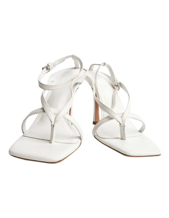 Tony Bianco Faythe White Kid Heels 2 Tony Bianco Faythe White Kid Heels - Image 2