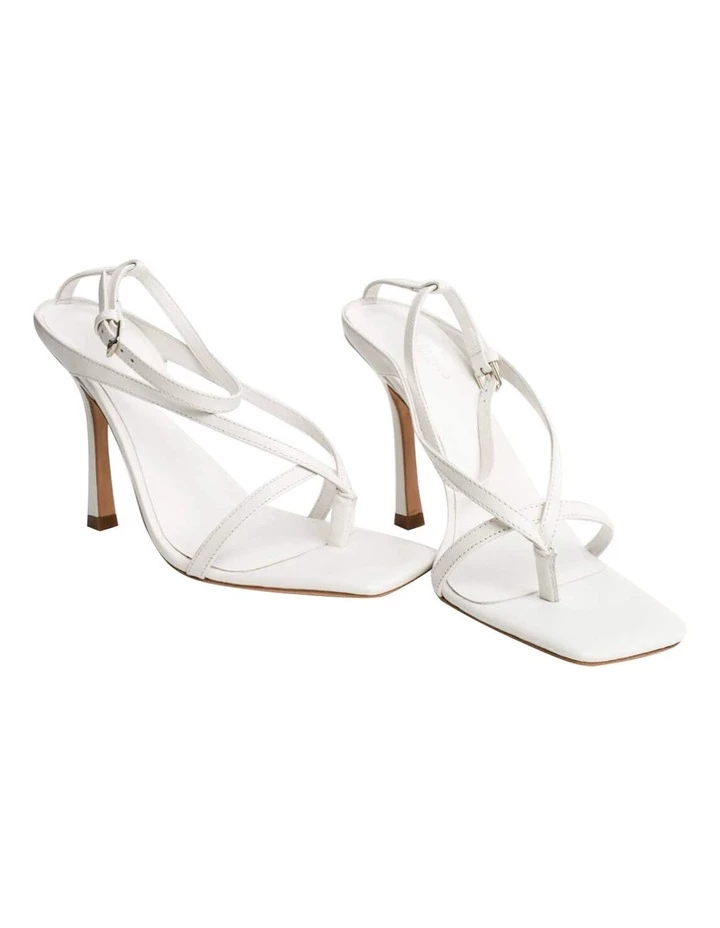 Tony Bianco Faythe White Kid Heels 3 Tony Bianco Faythe White Kid Heels - Image 3