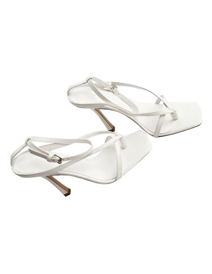 Tony Bianco Faythe White Kid Heels 4 Tony Bianco Faythe White Kid Heels - Image 4