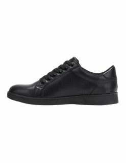 Hush Puppies Mimosa Black Leather Zip Up Sneaker -Deals Shoes Store 756278920 3 720x928
