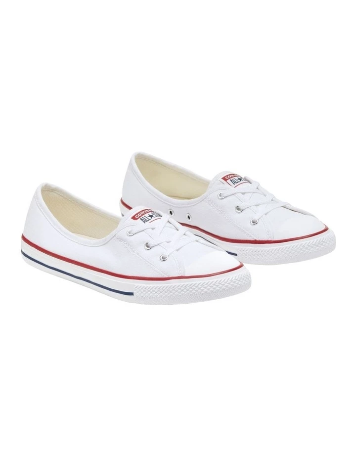 Converse Chuck Taylor All Star Ballet Optical White Sneaker 4 Converse Chuck Taylor All Star Ballet Optical White Sneaker - Image 4