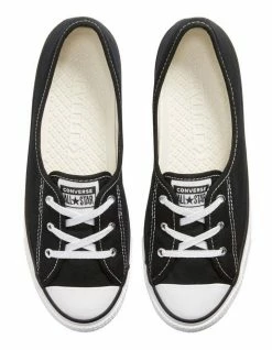 Converse Chuck Taylor All Star Ballet Black Sneaker -Deals Shoes Store 756619120 5 720x928