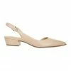 Naturalizer Banks Beige Leather Low Heeled Pumps