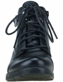 Planet Shoes Melanie 2 Black Combat Boot -Deals Shoes Store 767043100 3 720x928
