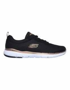 Skechers Flex Appeal 3.0 First Insight Black Sneaker