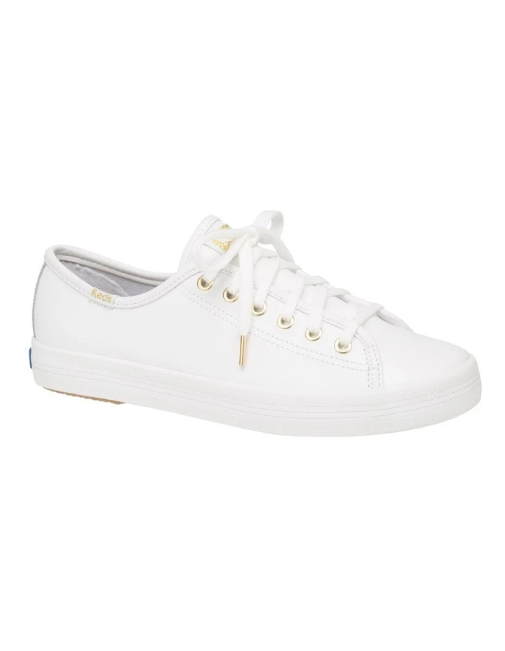 Keds Kickstart White Leather Sneaker 1 Keds Kickstart White Leather Sneaker