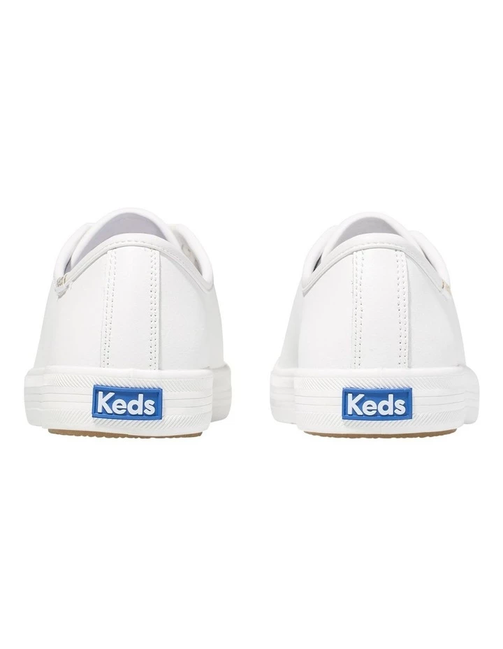 Keds Kickstart White Leather Sneaker 6 Keds Kickstart White Leather Sneaker - Image 6