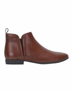 Hush Puppies Carol Brown Ankle Boot
