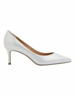 Nina60 Silver Ref Suede Pump