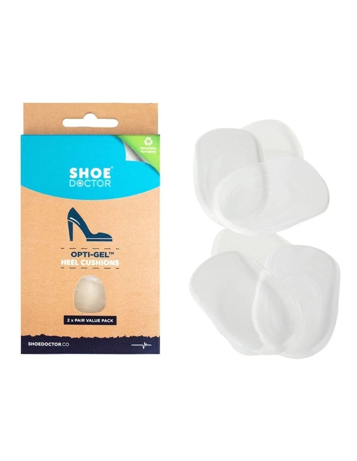 Shoe Doctor Opti-Gel Heel Cushions 2 Pair Pack 1 Shoe Doctor Opti-Gel Heel Cushions 2 Pair Pack