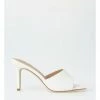 Miss Shop Ava White Stiletto Sandal