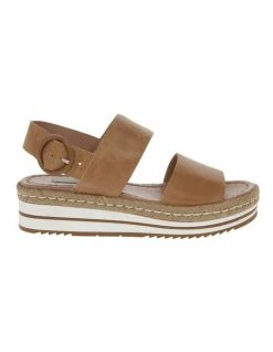 Zazou Aria Tan Leather Sandal