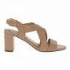 Trent Nathan Uma Beige Leather Heeled Sandal