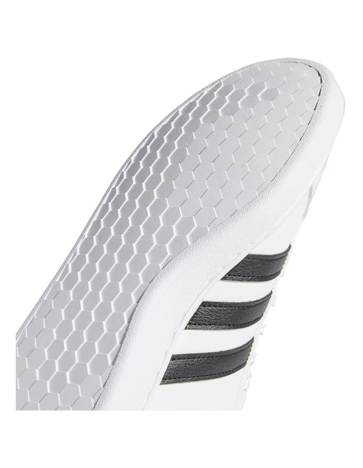 Adidas Grand Court White/Black Leather Sneaker 6 Adidas Grand Court White/Black Leather Sneaker - Image 6
