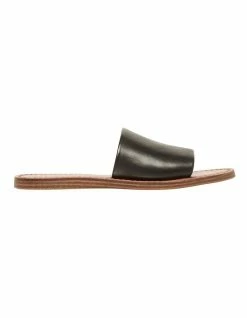 Windsor Smith Kiki Black Leather Slide