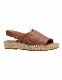 Hush Puppies Birch Tan Leather Espadrille Flatform Sandal 10 Hush Puppies Birch Tan Leather Espadrille Flatform Sandal -Deals Shoes Store 788470480 5 720x928