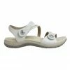 Planet Shoes Crop White Leather Sandal