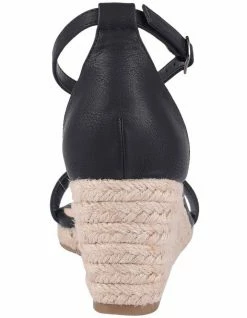 Verali Bobbie Black Softee Wedge Espadrille Sandal -Deals Shoes Store 789065470 3 720x928