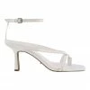 Tony Bianco Becca White Sheep Nappa Heels