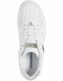 Windsor Smith Rich White/Silver Leather Flatform Sneaker -Deals Shoes Store 802621900 3 720x928