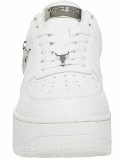 Windsor Smith Rich White/Silver Leather Flatform Sneaker -Deals Shoes Store 802621900 6 720x928
