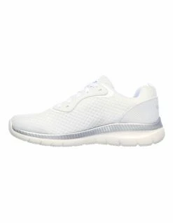Skechers Bountiful Quick path White/Silver Sneaker -Deals Shoes Store 802671220 3 720x928