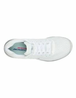 Skechers Bountiful Quick path White/Silver Sneaker -Deals Shoes Store 802671220 4 720x928