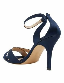 NINA Venus New Navy Satin Sandals -Deals Shoes Store 803721880 7 720x928