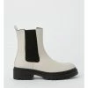 Miss Shop York Vanilla Combat Boot