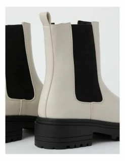 Miss Shop York Vanilla Combat Boot -Deals Shoes Store 810715600 4 720x928