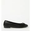 Miss Shop Robyn Black Low Heeled Flats