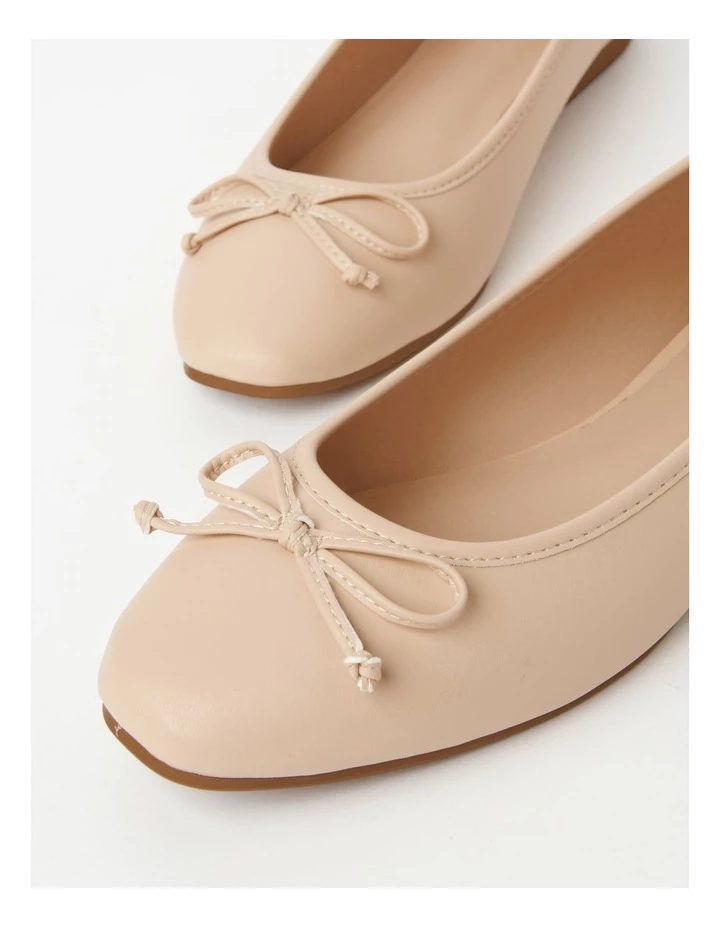 Miss Shop Robyn Beige Low Heeled Flats 4 Miss Shop Robyn Beige Low Heeled Flats - Image 4