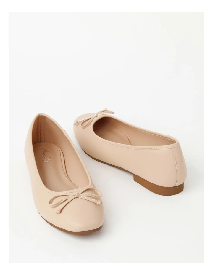 Miss Shop Robyn Beige Low Heeled Flats 5 Miss Shop Robyn Beige Low Heeled Flats - Image 5