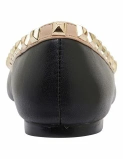 Pink Inc Iggy Black/Nude Kid Flat Shoes 11 Pink Inc Iggy Black/Nude Kid Flat Shoes -Deals Shoes Store 812201410 5 720x928