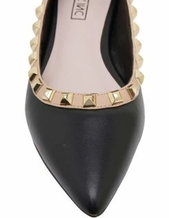 Pink Inc Iggy Black/Nude Kid Flat Shoes 12 Pink Inc Iggy Black/Nude Kid Flat Shoes -Deals Shoes Store 812201410 6 720x928