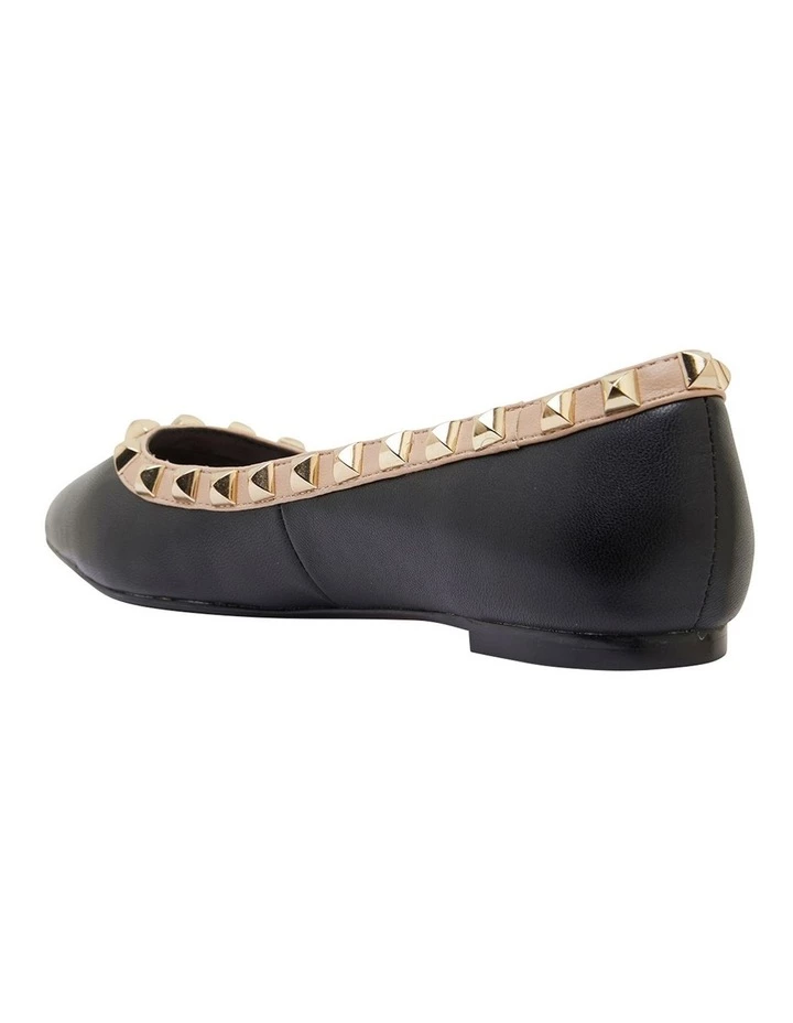 Pink Inc Iggy Black/Nude Kid Flat Shoes 7 Pink Inc Iggy Black/Nude Kid Flat Shoes - Image 7