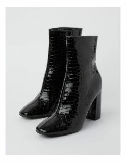 Tokito Tamzin Black Heeled Ankle Boot -Deals Shoes Store 813255130 3 1 720x928