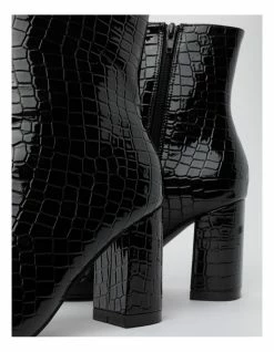 Tokito Tamzin Black Heeled Ankle Boot -Deals Shoes Store 813255130 4 720x928