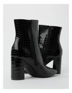 Tokito Tamzin Black Heeled Ankle Boot -Deals Shoes Store 813255130 6 720x928