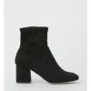 Tokito Meg Black Micro Heeled Ankle Boot