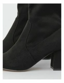 Tokito Meg Black Micro Heeled Ankle Boot -Deals Shoes Store 813255580 4 1 720x928