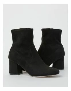 Tokito Meg Black Micro Heeled Ankle Boot -Deals Shoes Store 813255580 6 720x928