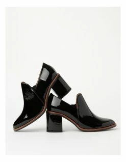 Zazou Soho Black Block Heel Loafer -Deals Shoes Store 816238270 3 1 720x928