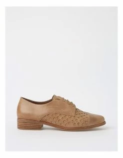 Zazou Sybil Camel Lace-Up Brogues