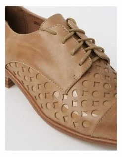 Zazou Sybil Camel Lace-Up Brogues -Deals Shoes Store 816395680 4 720x928