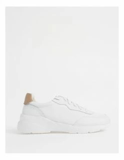 Basque Kayla White Lace-Up Sneaker
