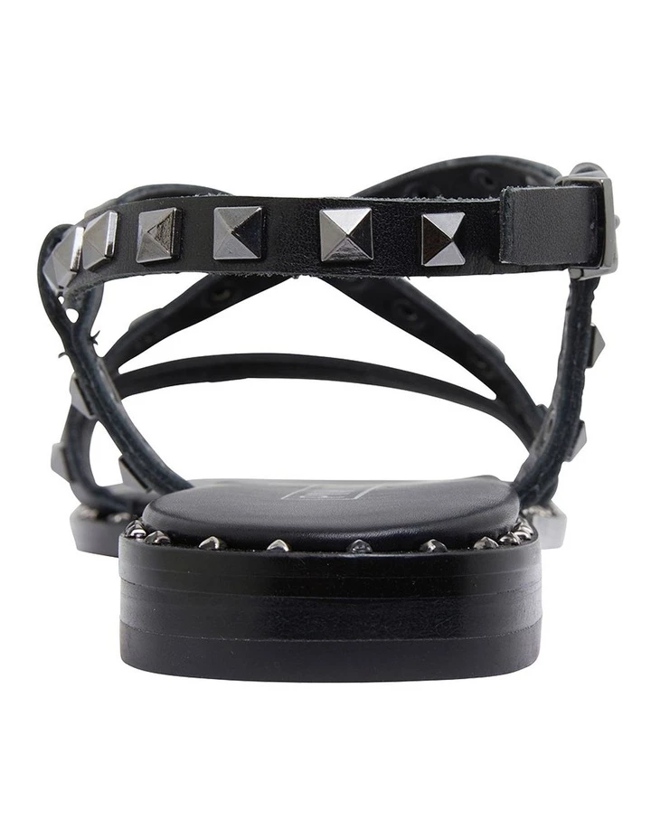 Pink Inc Berry Black Calf Sandals 5 Pink Inc Berry Black Calf Sandals - Image 5