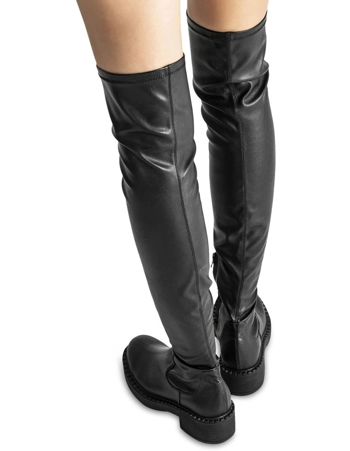 Tony Bianco Cascade Black Venezia Long Boots 5 Tony Bianco Cascade Black Venezia Long Boots - Image 5