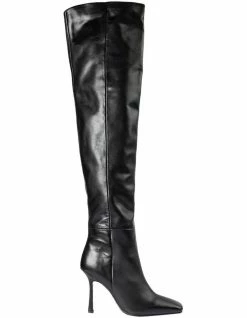 Tony Bianco Halo Black Como Long Boots