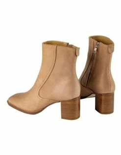 Tony Bianco Westley Caramel Diesel/Choc Wax Ankle Boots -Deals Shoes Store 822076840 4 720x928